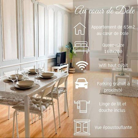 « Au Coeur De Dole » Apartment ภายนอก รูปภาพ