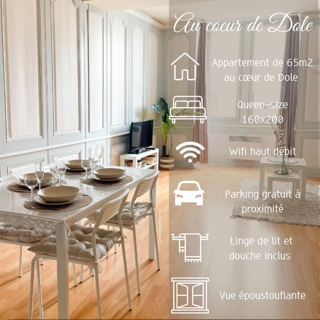 « Au Coeur De Dole » Apartment ภายนอก รูปภาพ